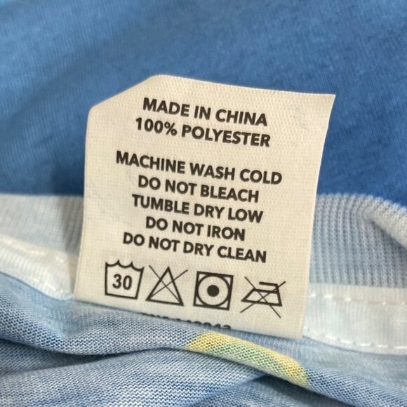 Bernie and Ernie Sesame Street Blue Dye Sublimated Print T-Shirt Sz L - NWT - Picture 6 of 10